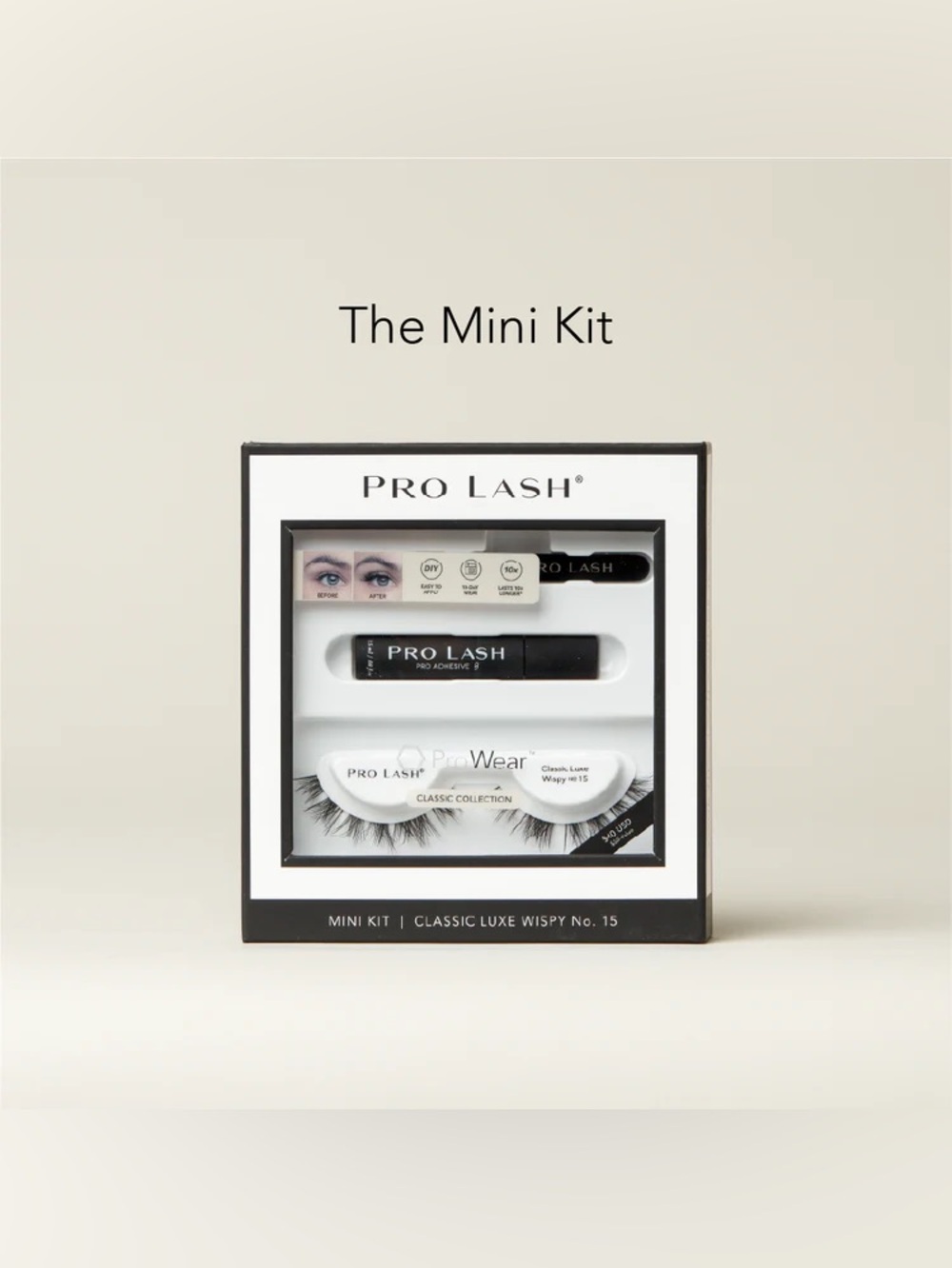 The Mini Kit Classic Luxe Wispy No.15 - Black